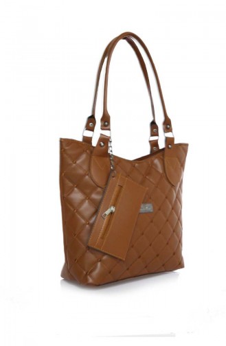 Tobacco Brown Shoulder Bag 18Z-04