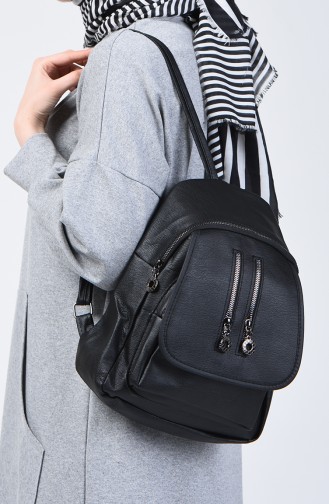 Black Back Pack 15-01