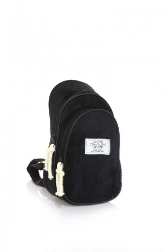 Stilgo Sac à Dos Pour Femme DM06Z-01 Noir Velours 06Z-01