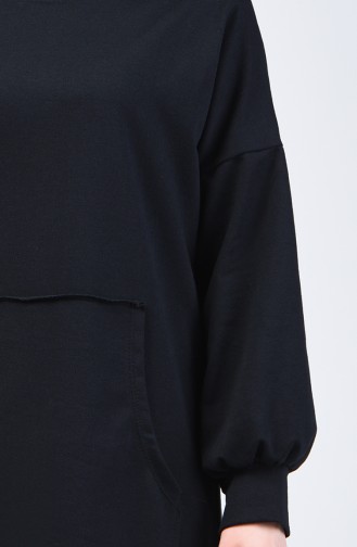 Cepli Spor Elbise 1800-01 Siyah