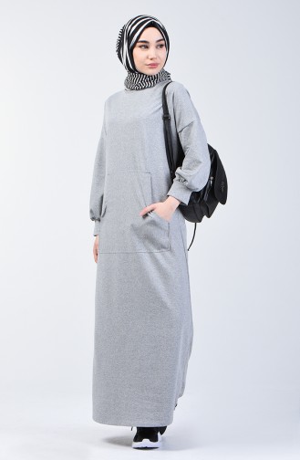 Robe Hijab Gris 1800-02