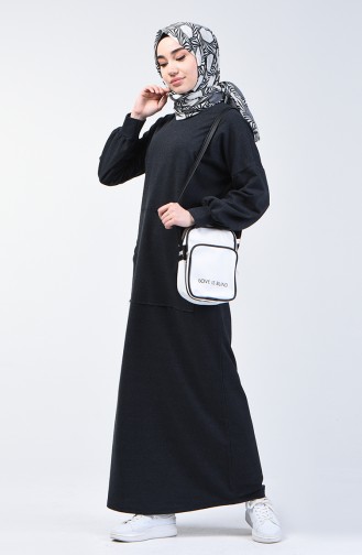 Light Black İslamitische Jurk 1800-03