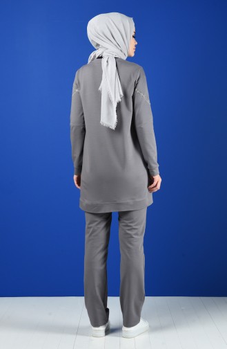 Sportswear Suit with Pocket 9178-04 Smoke-colored 9178-04