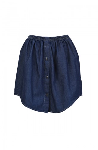 Denim Shirt Skirt 8865-01 Jeans Blue 8865-01