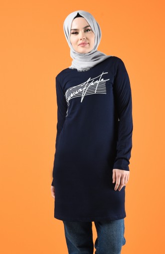 Navy Blue Tuniek 7018-02