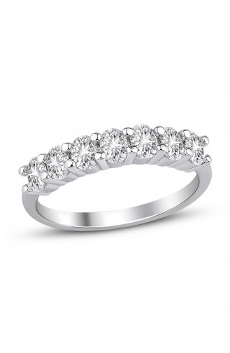 Sky Diamond Oval Seven Stone Ring sky-2122 White 2122