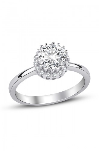 Sky Diamond Bague Solitaire sky-2321 Blanc 2321