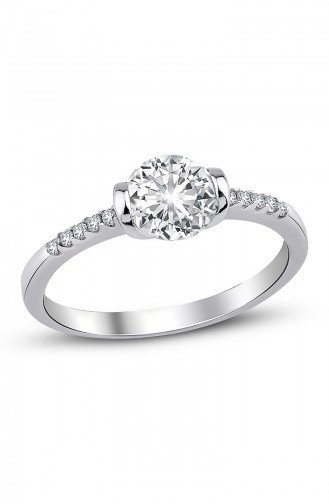 Sky Diamond Solitaire Ring Sky-2343 White 2343