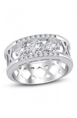 Sky Diamond Tria Ring	sky-2366	Beyaz 2366