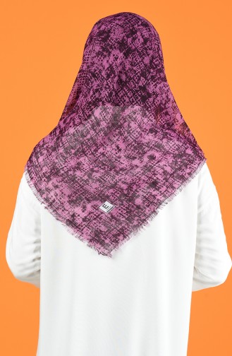 Patterned Flamed Scarf 901599-09 Dry Rose 901599-09