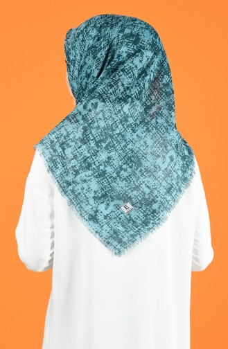 Patterned Flamed Scarf 901599-12 Mint Green 901599-12