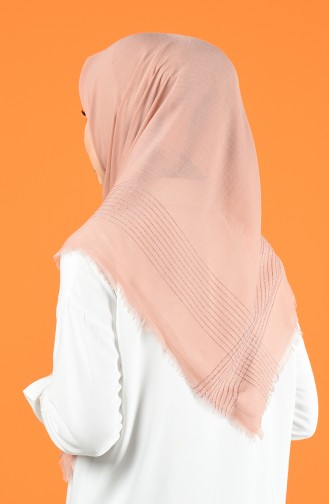 Silvery Cashmere Scarf 901604-02 Salmon 901604-02