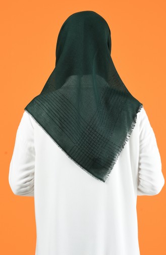 Silvery Cashmere Scarf 901604-07 Emerald Green 901604-07