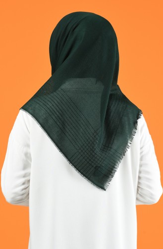 Silvery Cashmere Scarf 901604-07 Emerald Green 901604-07