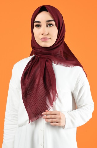 Silvery Cashmere Scarf 901604-16 Cherry 901604-16