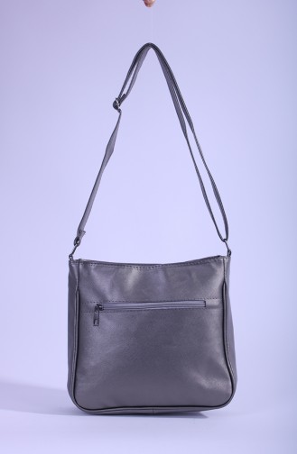 Silver Gray Shoulder Bag 13-05