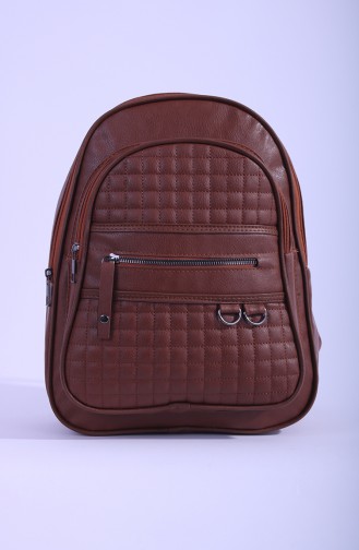 Tobacco Brown Back Pack 14-02