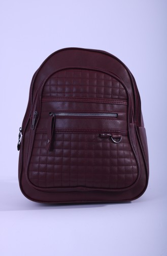 Claret red Back Pack 14-03