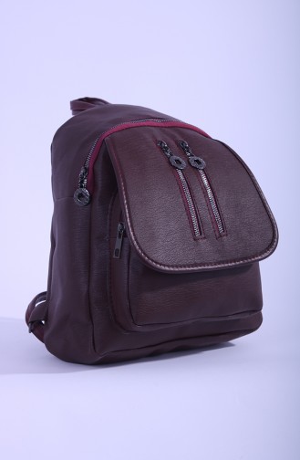 Claret Red Backpack 15-03