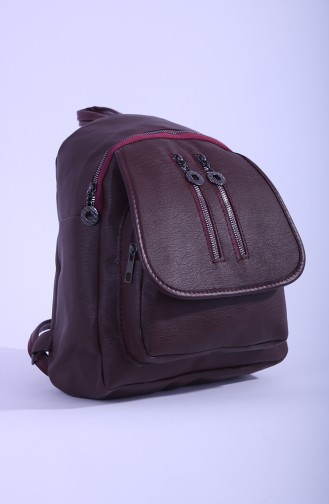 Claret red Back Pack 15-03