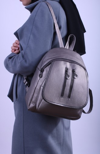 Silver Gray Backpack 15-05