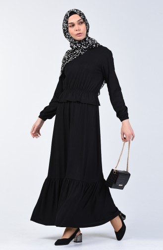 Black İslamitische Jurk 0215-06