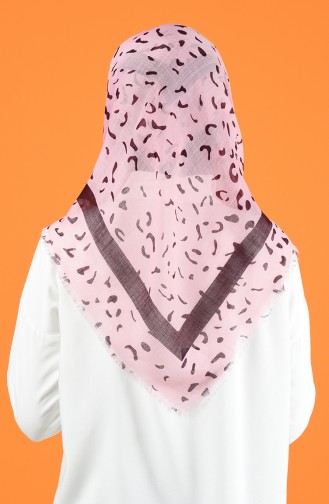 Patterned Flamed Scarf 901597-08 Powder 901597-08