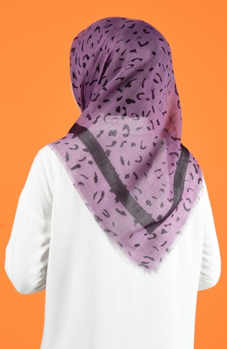 Patterned Flamed Scarf 901597-11 Lilac 901597-11