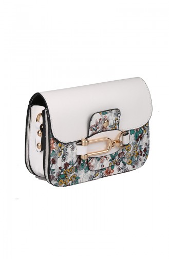 White Shoulder Bag 393-105