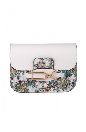 White Shoulder Bag 393-105