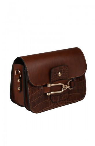 Tobacco Brown Shoulder Bag 393-91