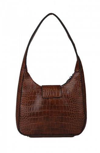 Tobacco Brown Shoulder Bag 395-91