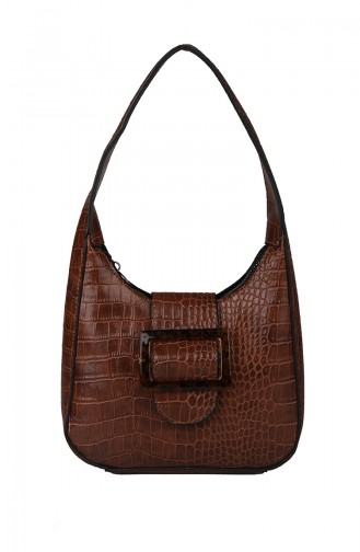 Tobacco Brown Shoulder Bag 395-91