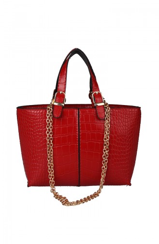 Damen Kreuz Schultertasche M396-55 Rot 396-55