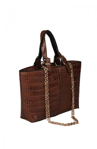 Tobacco Brown Shoulder Bag 396-91