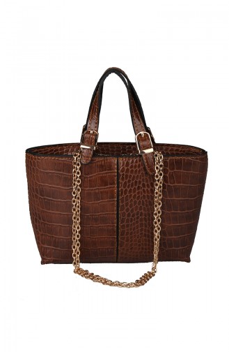 Tobacco Brown Shoulder Bag 396-91