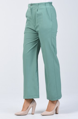 Pantalon Double Ourlet  5297-07 Vert Noisette 5297-07