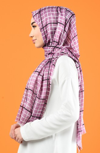 Patterned Cotton Shawl Magenta 901606-14