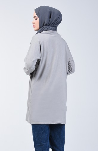 Baskılı Tunik 1284-05 Taş