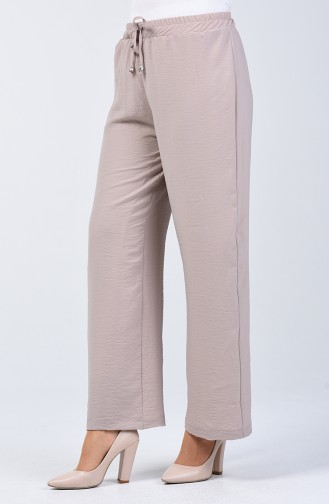 Pantalon Large Tissu Aerobin 0911-01 Beige 0911-01