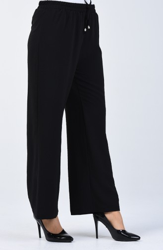 Pantalon Large Tissu Aerobin 0911-04 Noir 0911-04