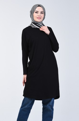 Bat Sleeve Tunic 8027-02 Black 8027-02