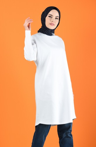 Bat Sleeve Tunic 8027a-01 White 8027a-01