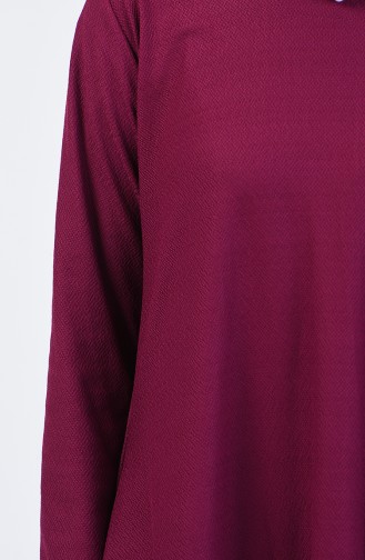 Basic Asymmetric Long Tunic 0076-01 Damson 0076-01