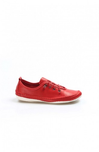 Fast Step Tagliche Schuhe Echtleder Rot Espadrille 629Za508654 629ZA508-654-16777224