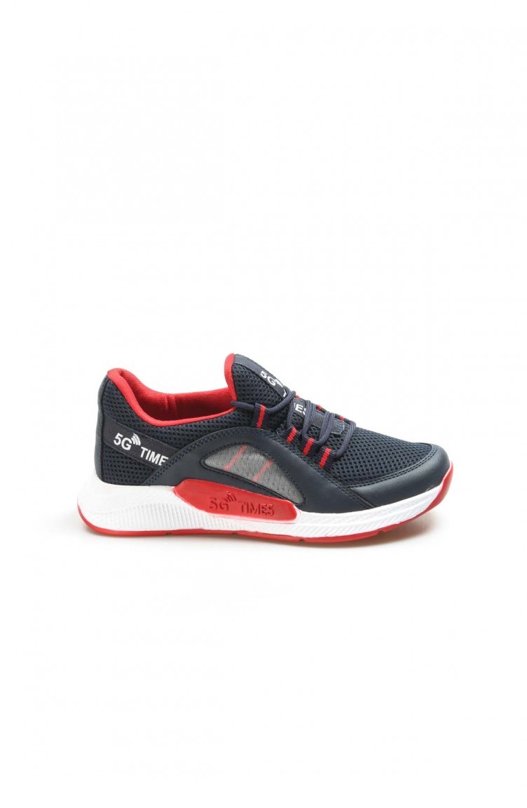Fast Step Spor Ayakkabi Lacivert Kirmizi Sneaker Ayakkabi 926za4040w Sefamerve