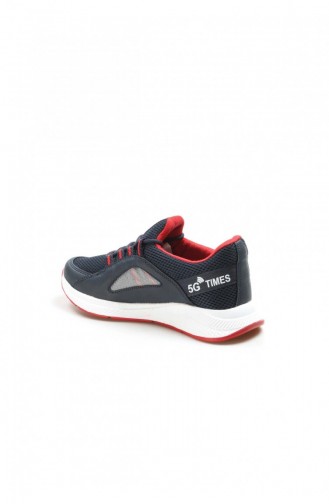 Fast Step Spor Ayakkabı Lacivert Kırmızı Sneaker Ayakkabı 926Za4040W