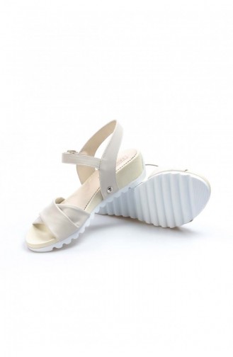 White Summer Sandals 009ZA6059-16782279