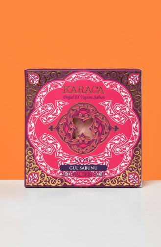 Karaca Savon Artisanal Naturel 3001-02 Savon à la Rose 3001-02