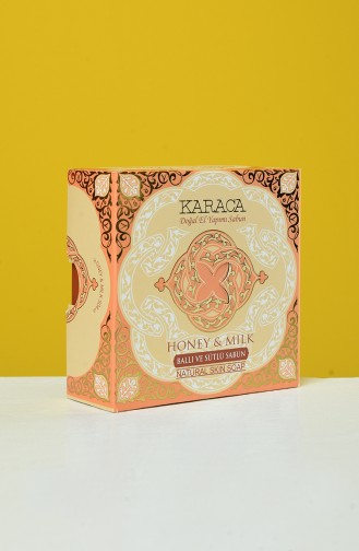 Karaca Savon Artisanal Naturel  3001-04  Savon au Miel et au Lait 3001-04